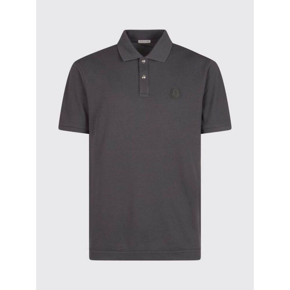 Moncler Polo Shirt Men Grey